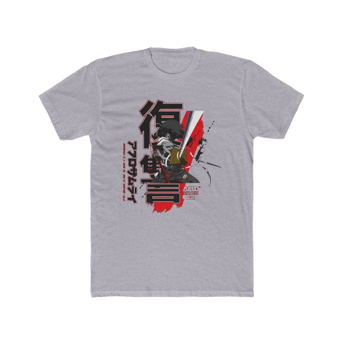 DGK X Afro Samurai Afro Long Sleeve T Shirt Red | Billion Creation - alternate angle 4, merchandise
